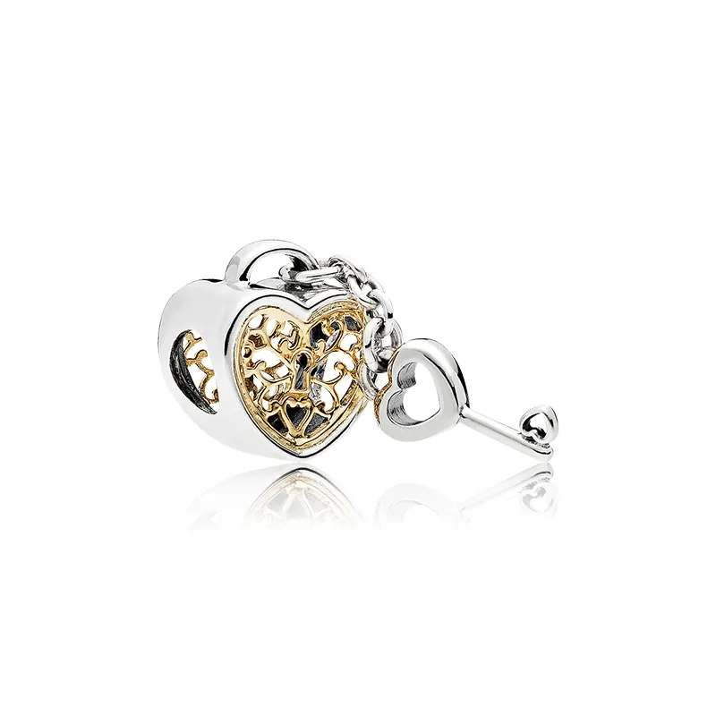 PANDORA Lock Heart And Key Charm - 796483