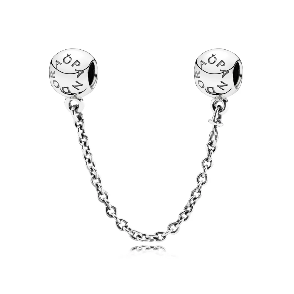 pandora logo safety chain 791877