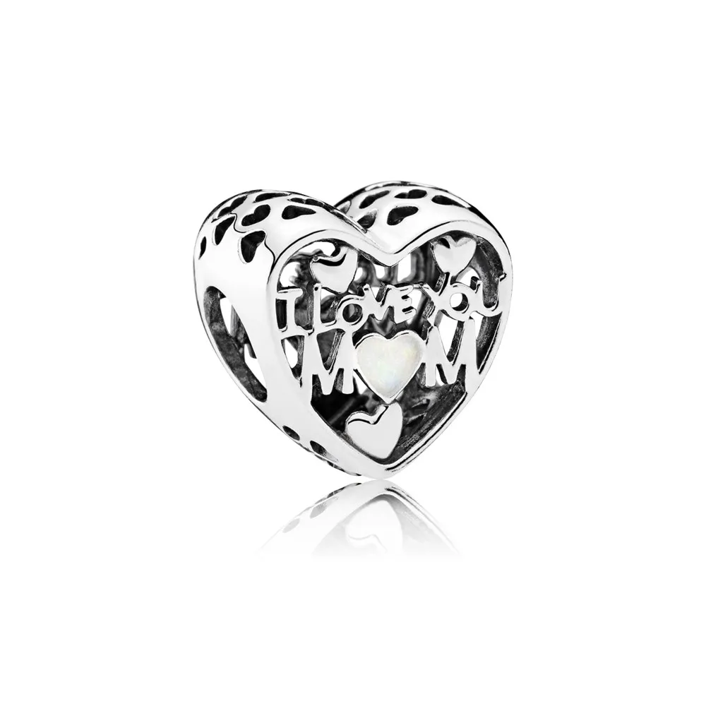 PANDORA Love for Mother, Silver Enamel Charm - 792067EN23