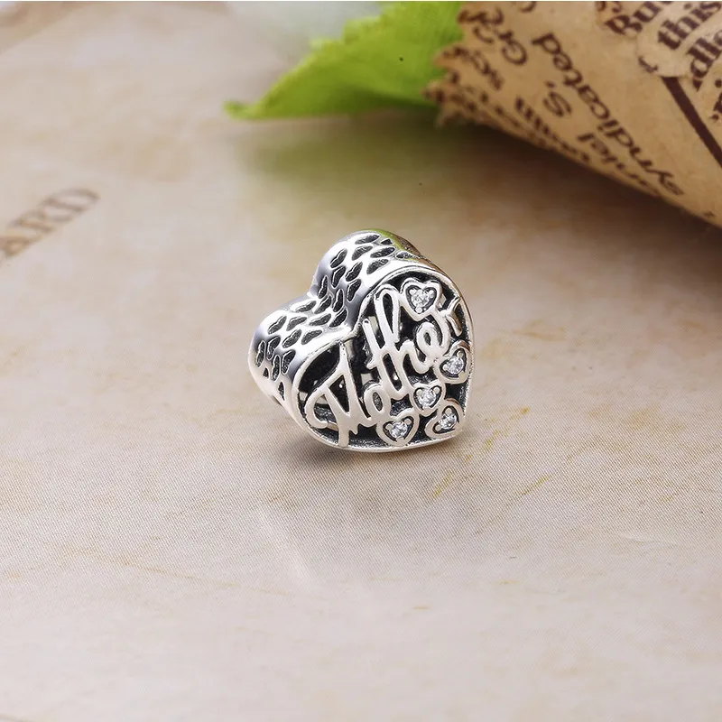 PANDORA Love for Mother, Silver Enamel Charm - 792067EN23