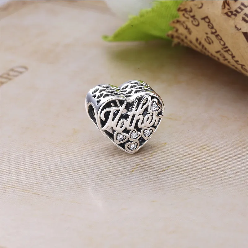 PANDORA Love for Mother, Silver Enamel Charm - 792067EN23