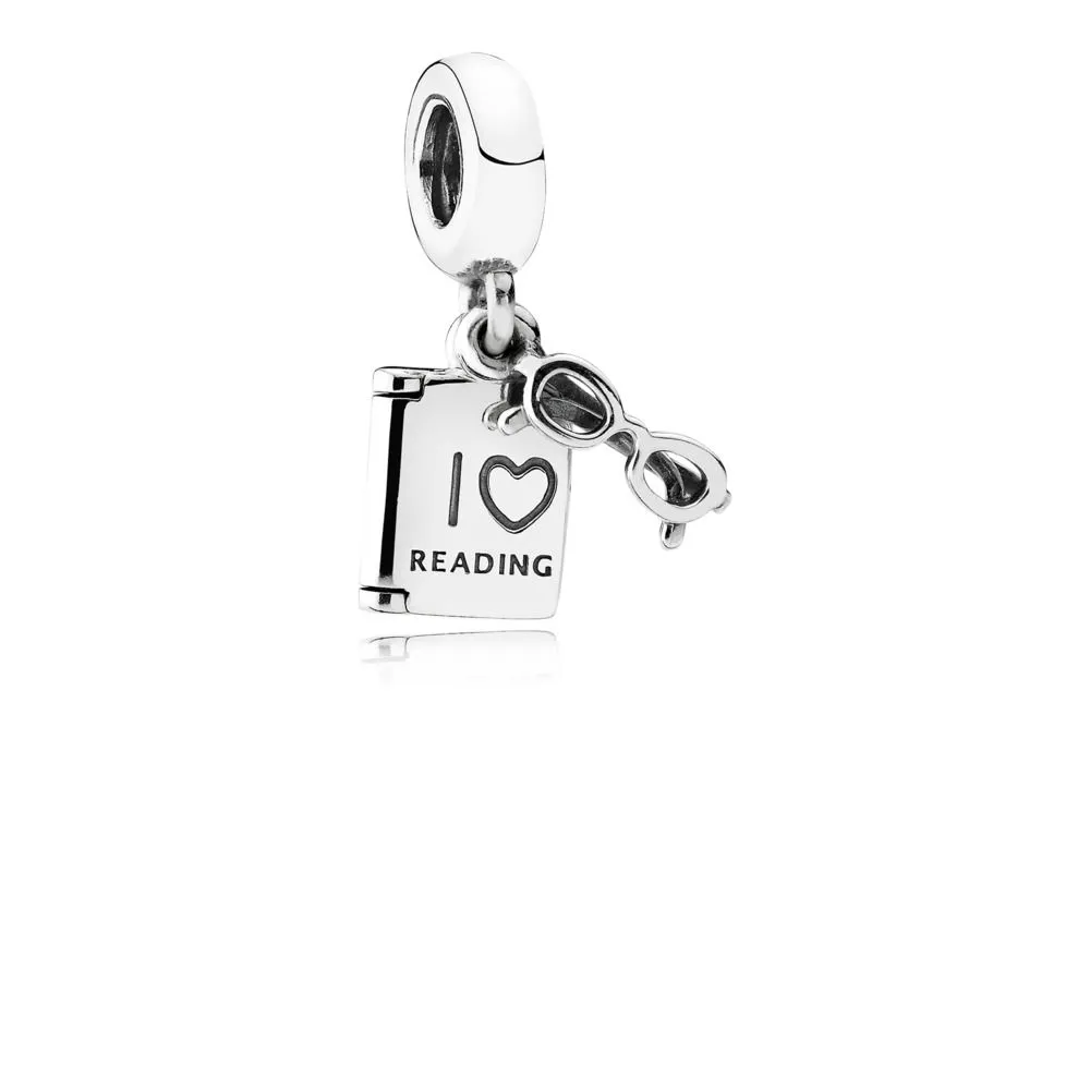 pandora love reading pendant charm 791984