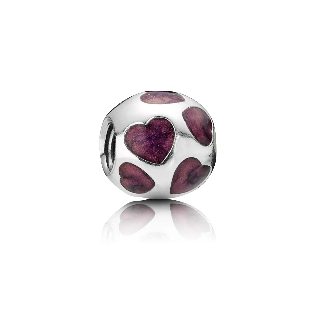 pandora love you charm purple enamel 790543en21