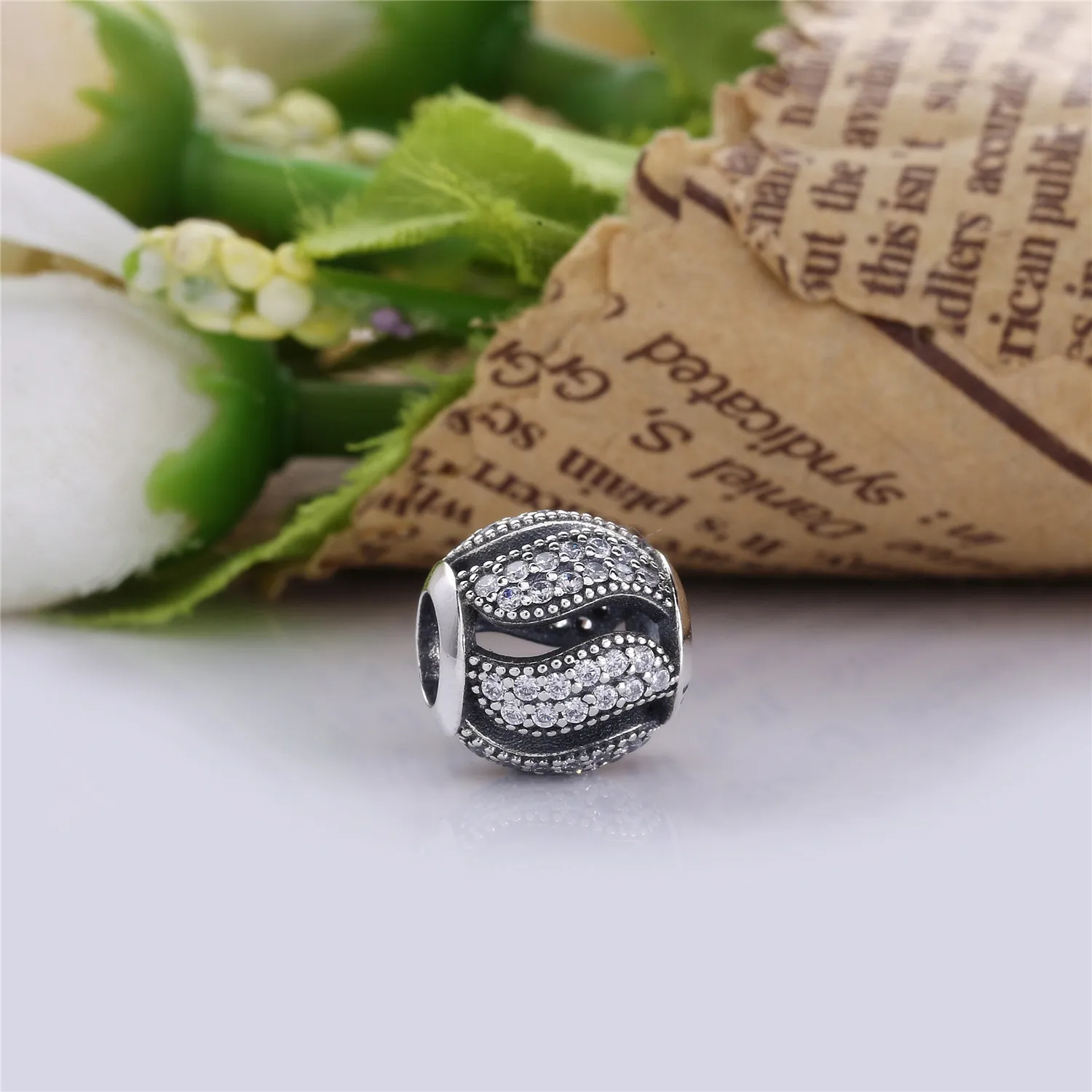 PANDORA LOYALTY Charm, Clear CZ - 796074CZ