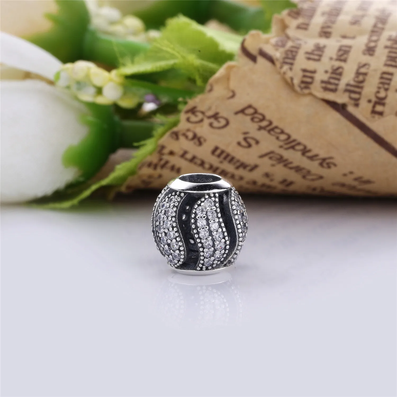 PANDORA LOYALTY Charm, Clear CZ - 796074CZ