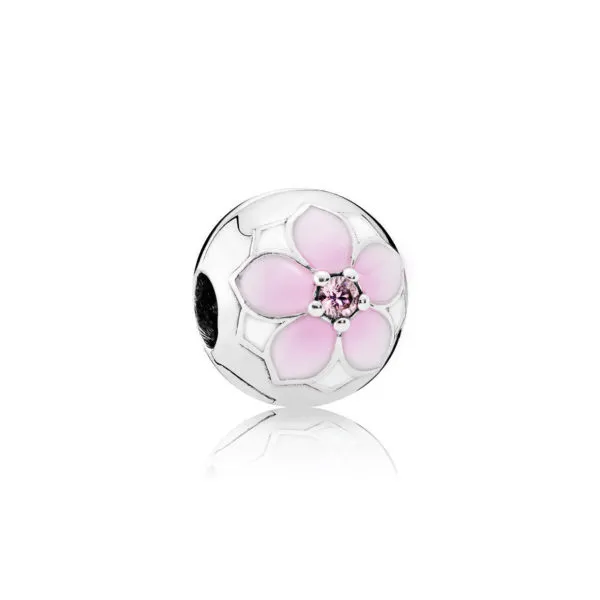 PANDORA Magnolia Bloom Bracelet Clip - 792078PCZ