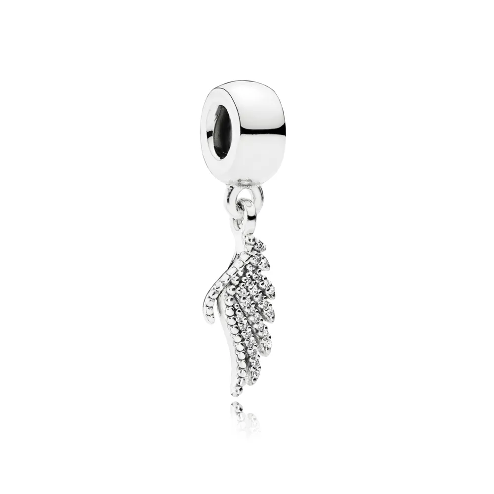 pandora majestic feathers pendant charm 791750cz