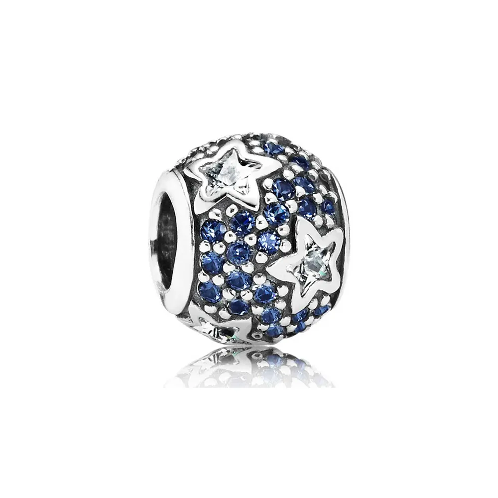 PANDORA Midnight Blue Pavé Stars Charm - 791382CZ