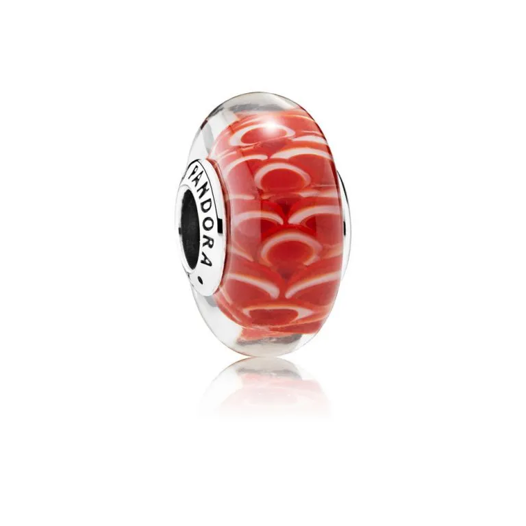 PANDORA Mint Glitter Murano Bead - 791668