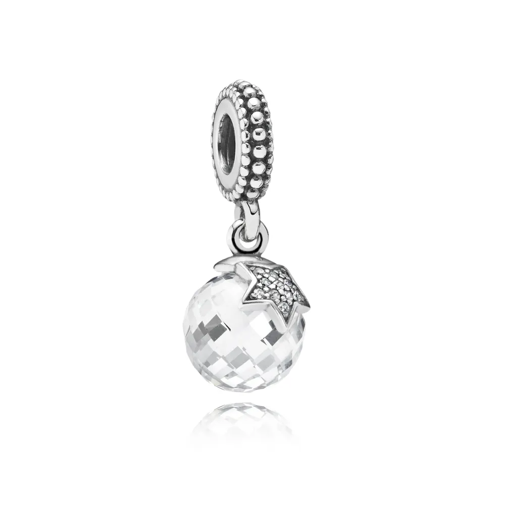 pandora moon and star pendant charm 791392cz