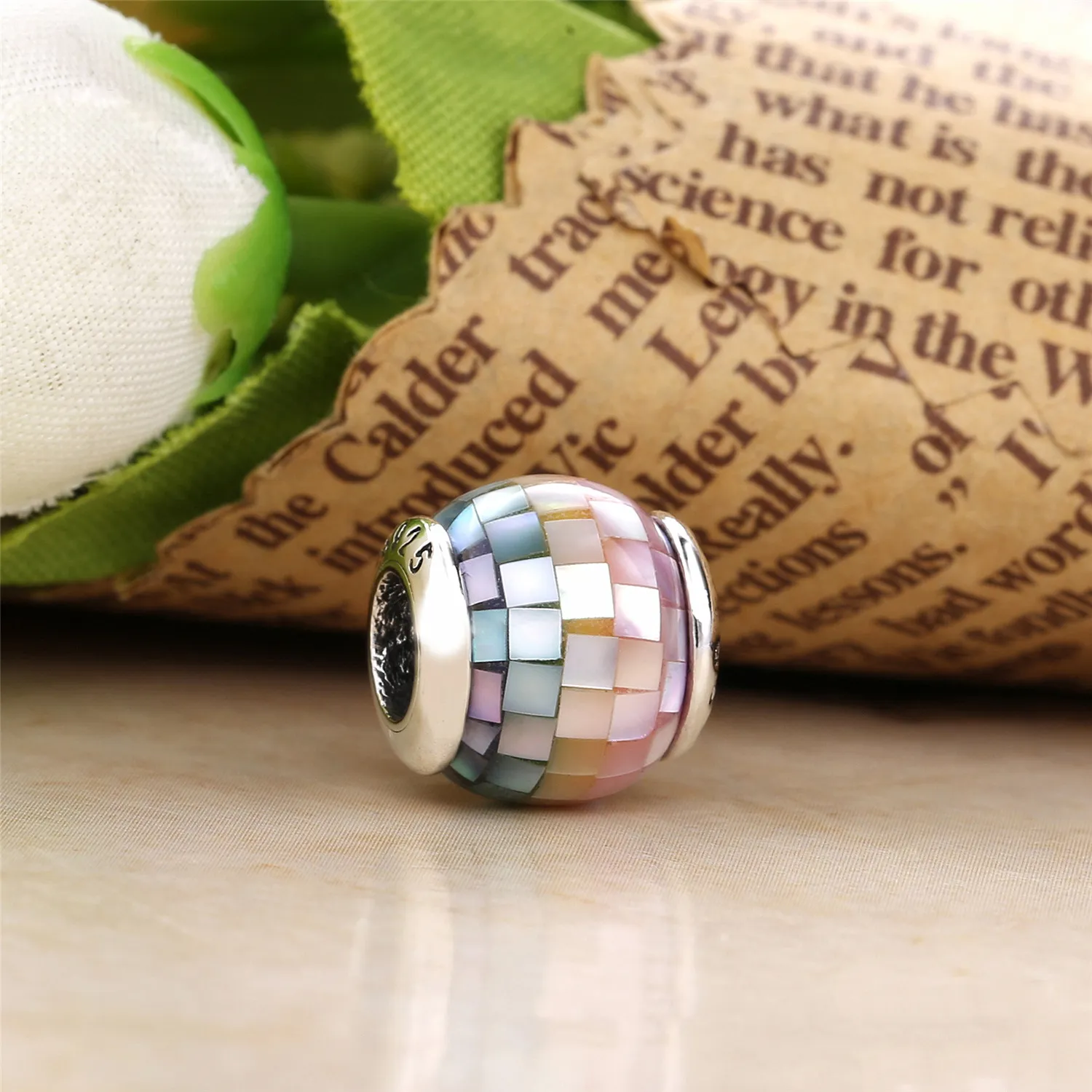 PANDORA Multi-Color Mosaic Charm, Multi-Colored CZ - 797183MPR