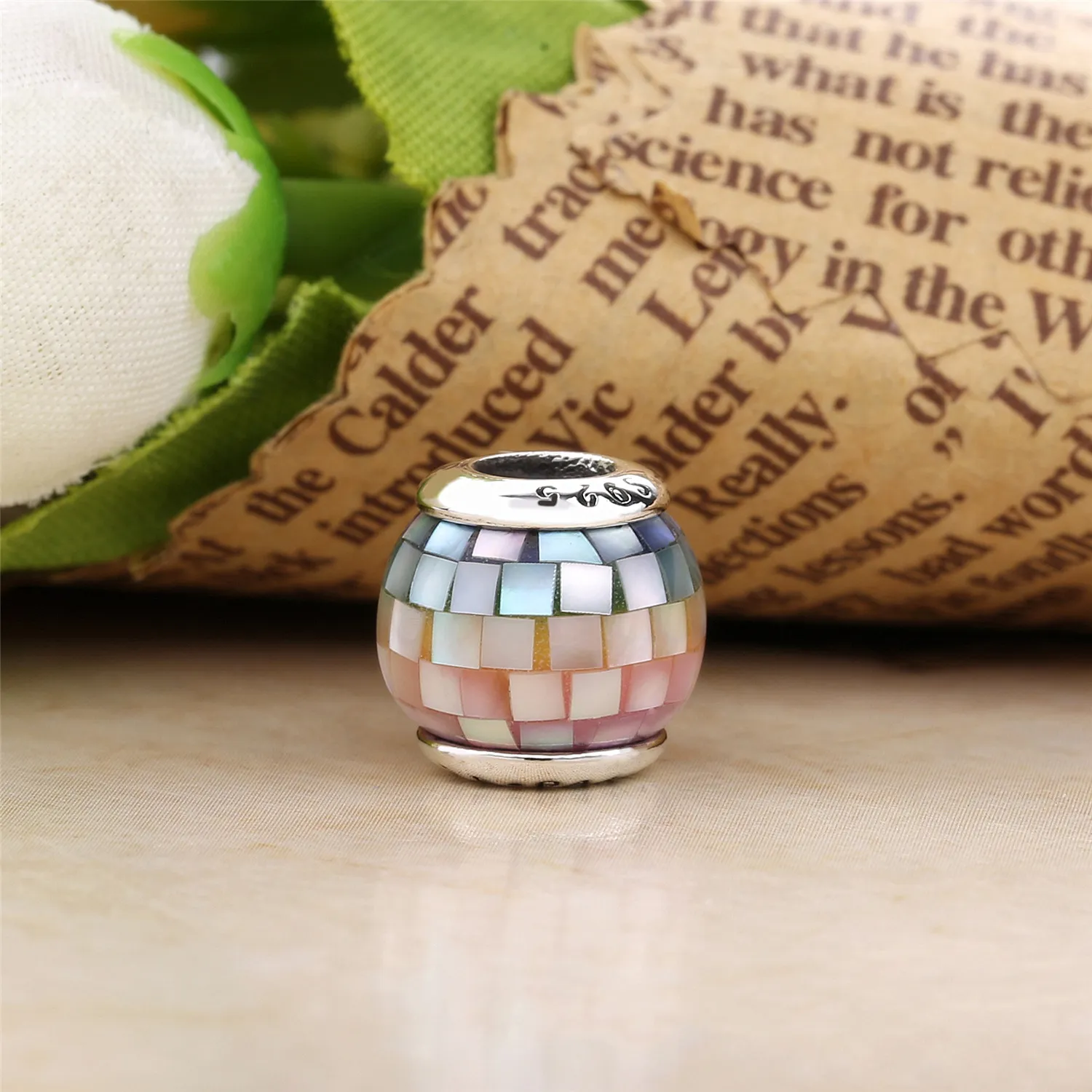 PANDORA Multi-Color Mosaic Charm, Multi-Colored CZ - 797183MPR