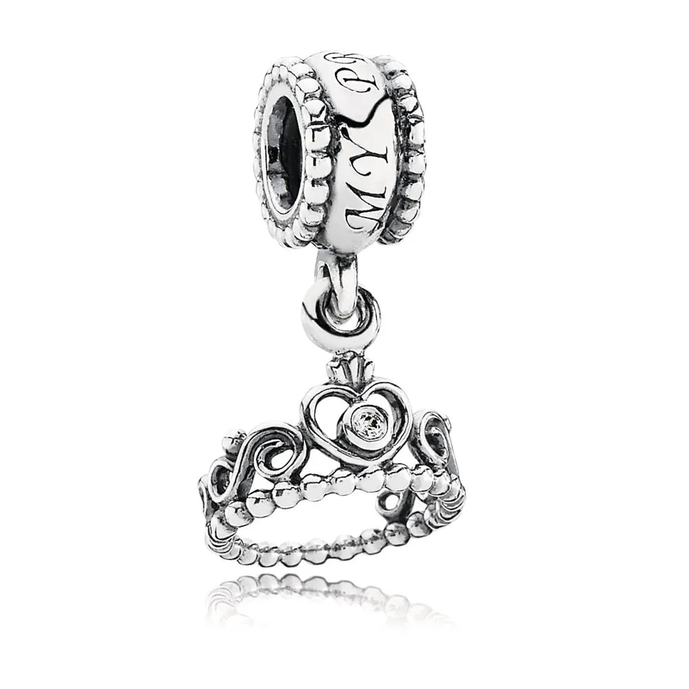 PANDORA My Princess Tiara Pendant Charm - 791117CZ