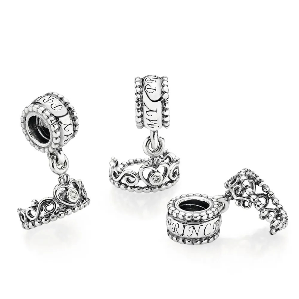 PANDORA My Princess Tiara Pendant Charm - 791117CZ