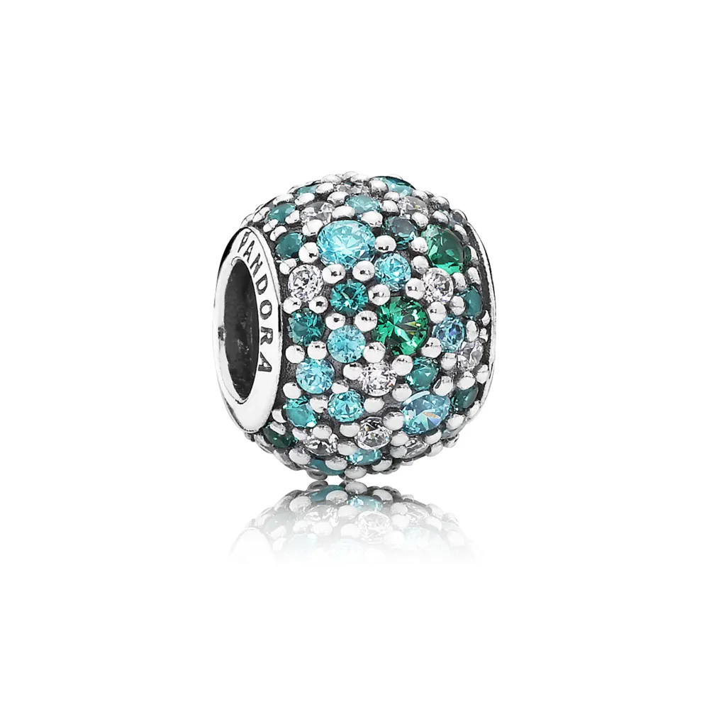 pandora ocean mosaic pavé ball charm 791261mczmx