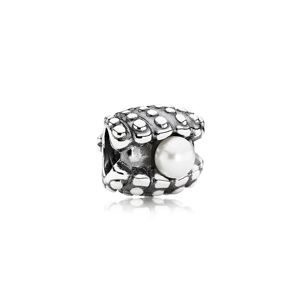 PANDORA One of A Kind, White Pearl Charm - 791134P