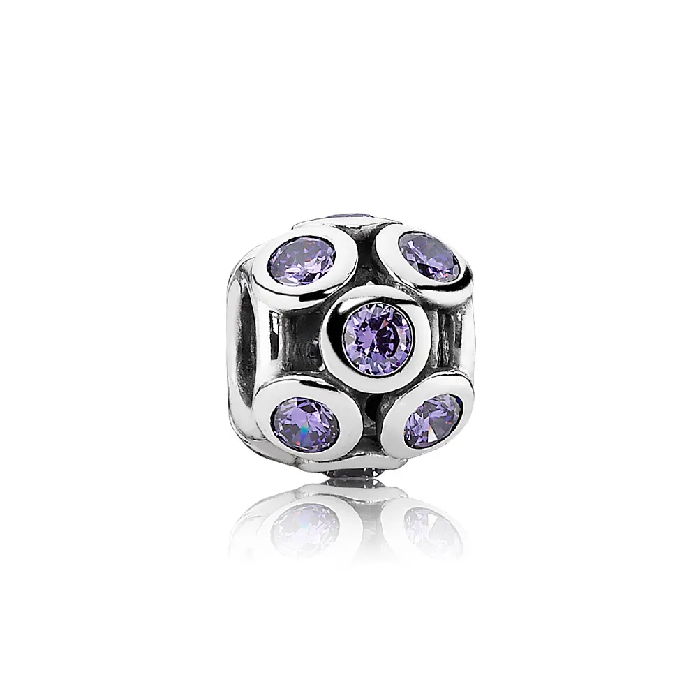 PANDORA Openwork Sparkling Circles Charm - 791153ACZ