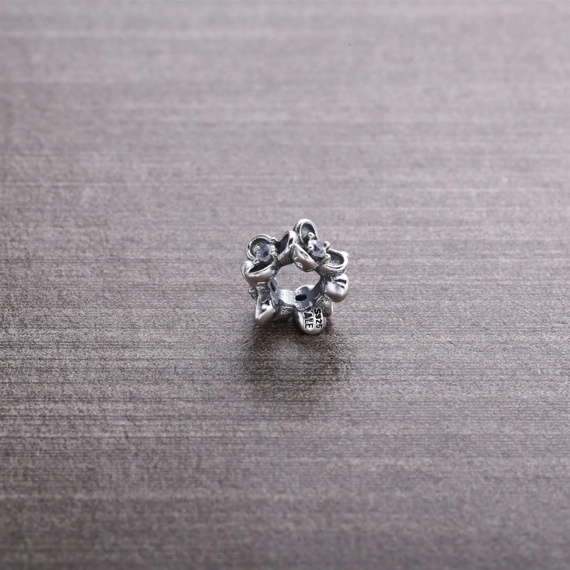 PANDORA Pansy Flower Charm Spacer,Pandora Flower Spacer - 790861TCZ