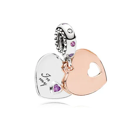 PANDORA Part of My Heart Dangle Charm - 787235CFP