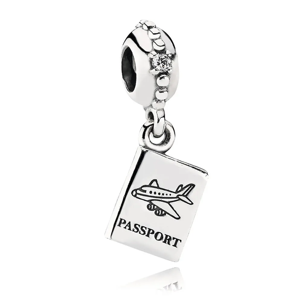 PANDORA Passport Pendant Charm - 791147CZ