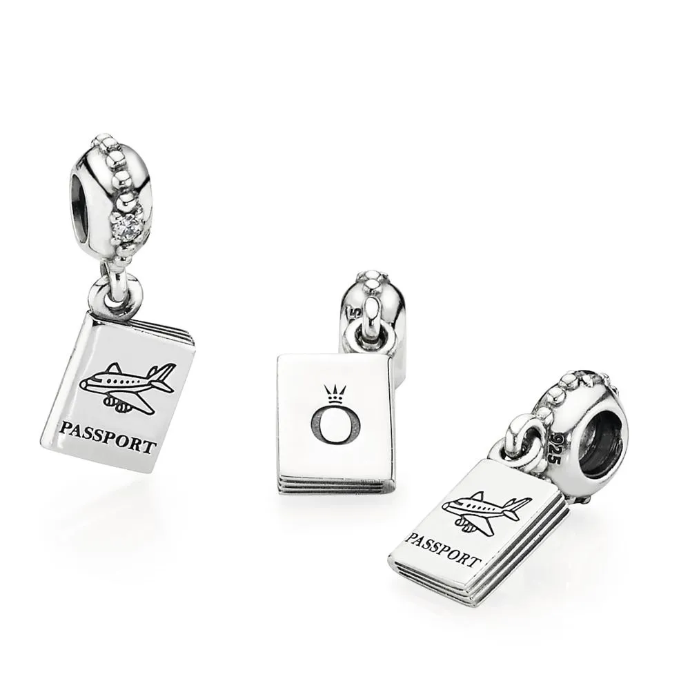 PANDORA Passport Pendant Charm - 791147CZ