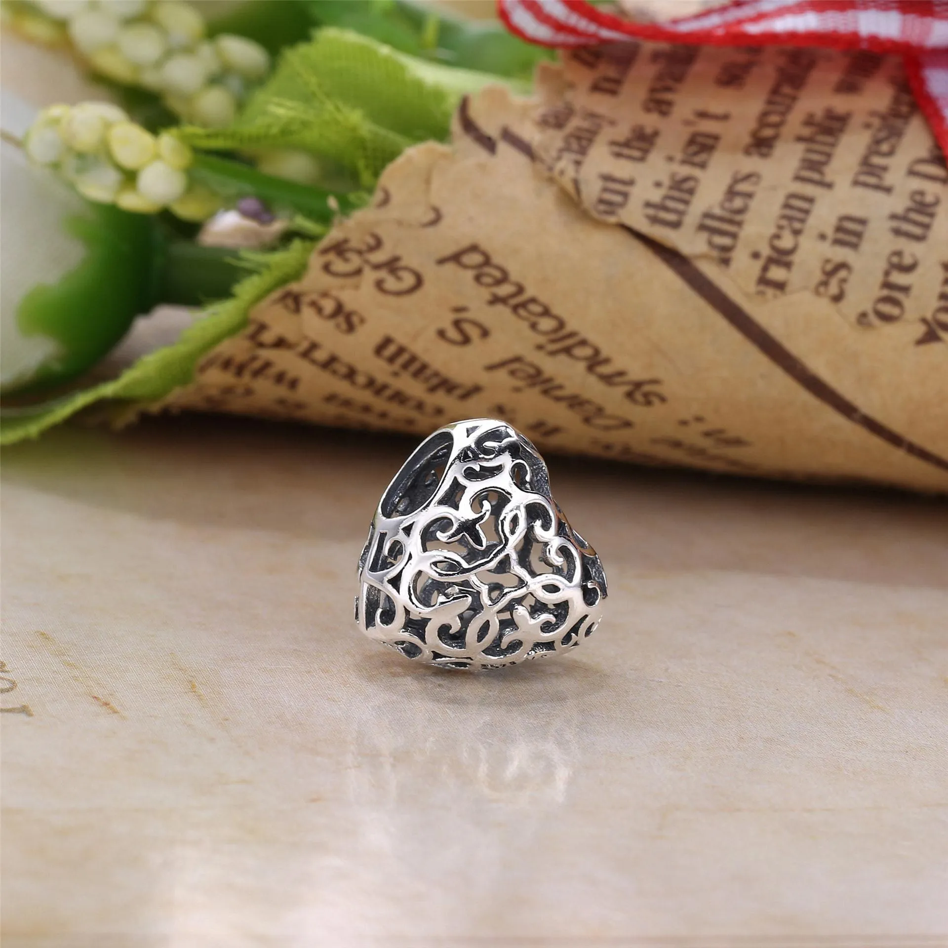 PANDORA Pattern Openwork Charm - PS0015-1