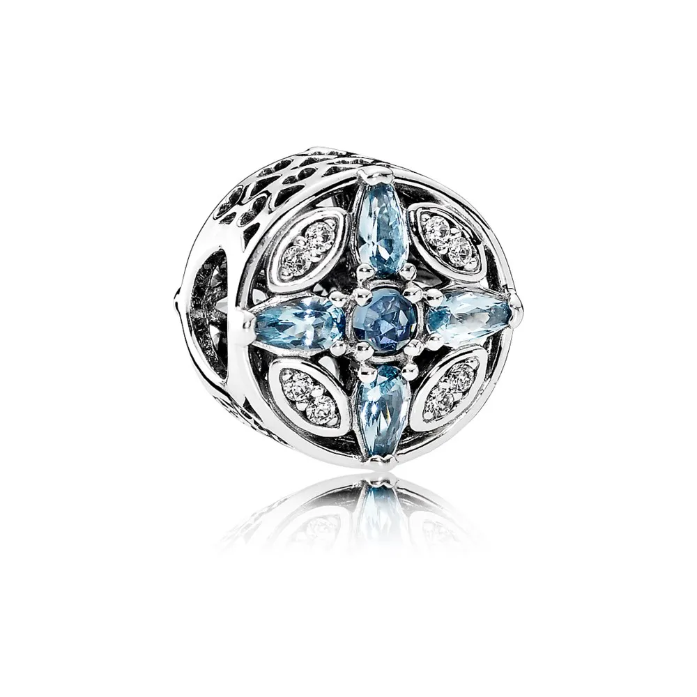 PANDORA Patterns of Frost Charm, Multi-Colored Crystal Clear CZ - 791995NMBMX