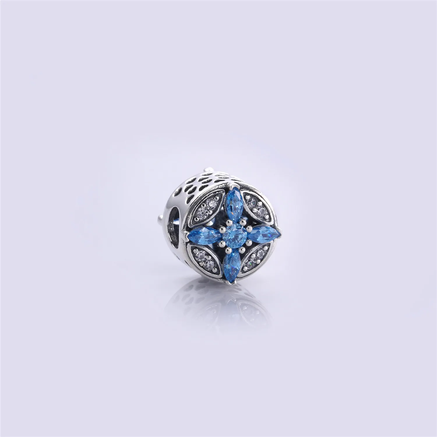 PANDORA Patterns of Frost Charm, Multi-Colored Crystal Clear CZ - 791995NMBMX