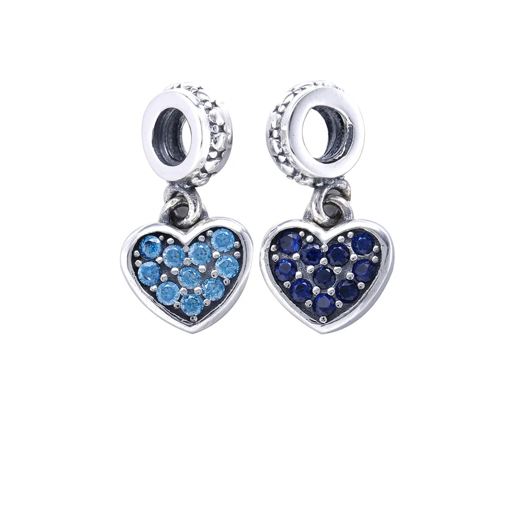 pandora pavé heart dangle black crystal 791023nck