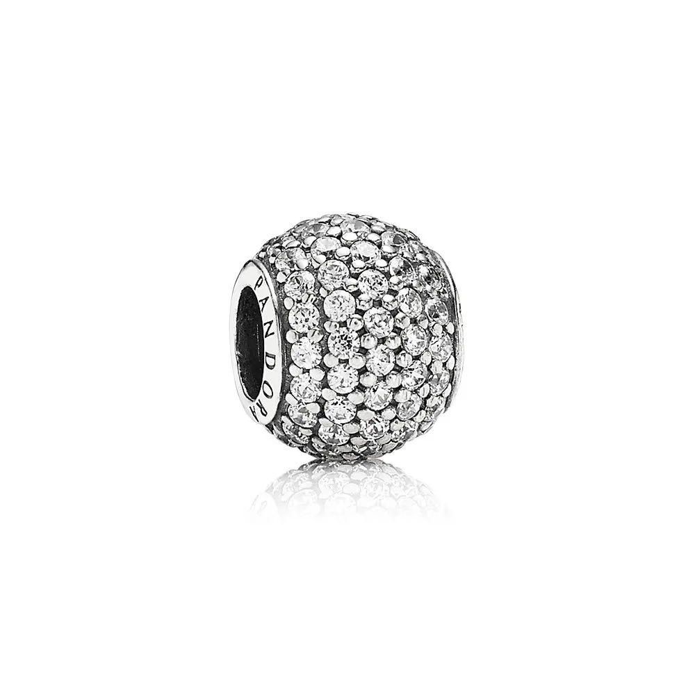 PANDORA Pavé Pretty Ball Charm - 791051CZ