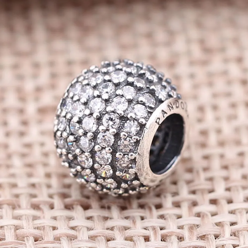 PANDORA Pavé Pretty Ball Charm - 791051CZ