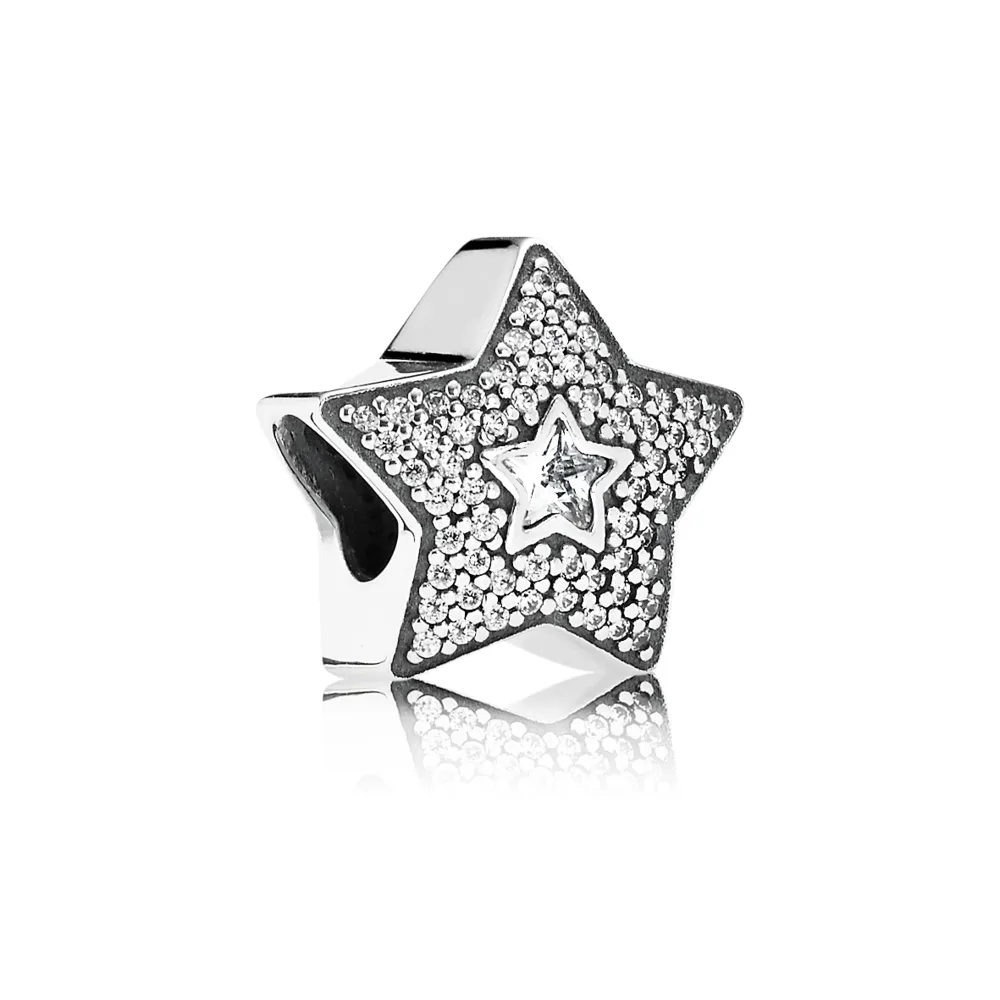 PANDORA Pavé Wishing Star Charm - 791384CZ