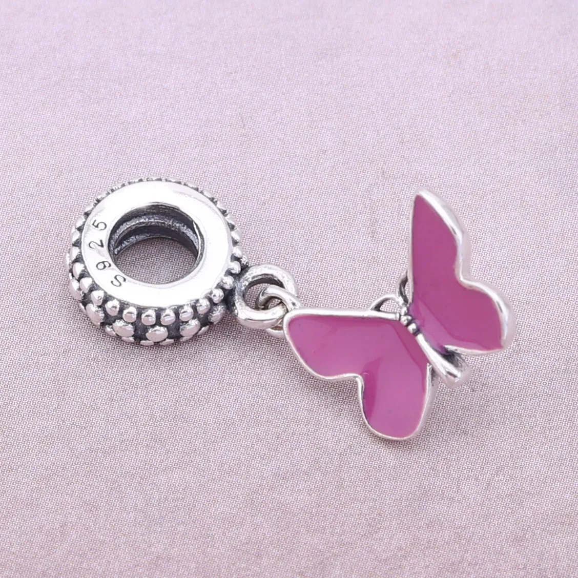 PANDORA Pink Butterfly Dangle - PJ00113-1