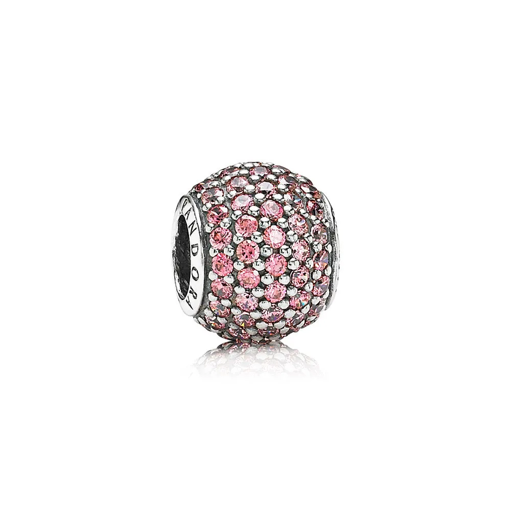 pandora pink pavé ball charm 791051czs