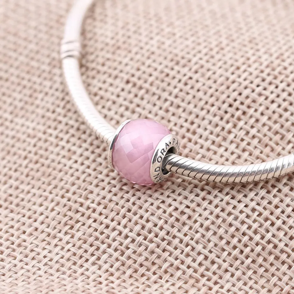 PANDORA Pink Petite Facets Charm - 791499PCZ