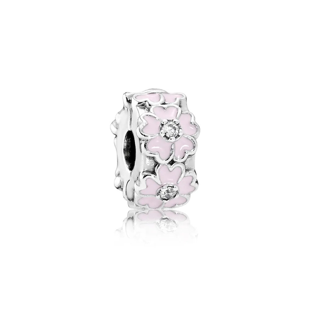 PANDORA Pink Primrose Clip - 791823EN68