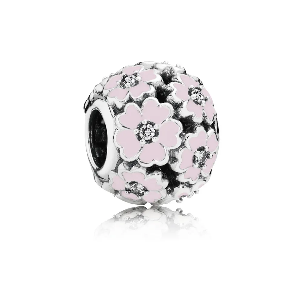 PANDORA Pink Primrose Meadow Charm - 791488EN68