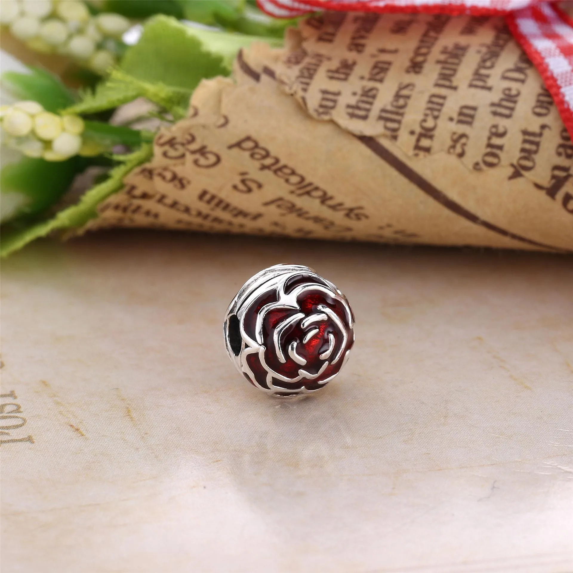 PANDORA Pink Rose Clip - 791292EN40