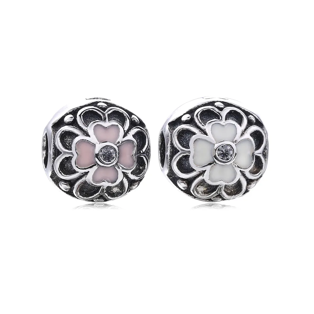 pandora plum blossom clip pw000121