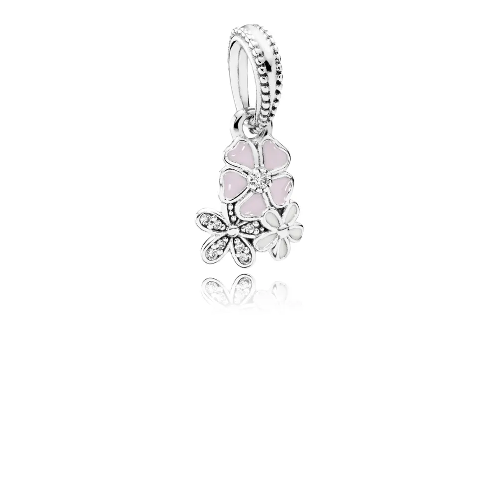 pandora poetic blooms pendant charm 791824enmx