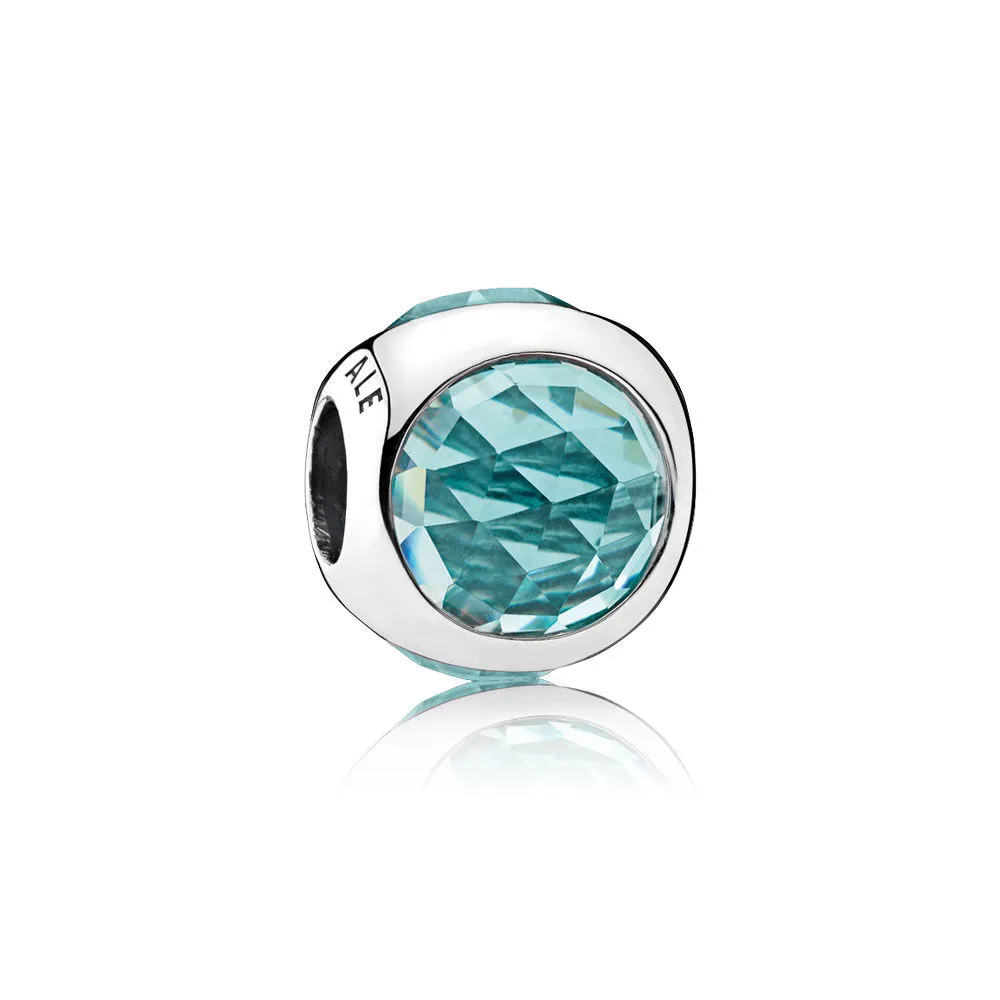 PANDORA Radiant Droplet Icy Green Crystals Charm - 792095NIC