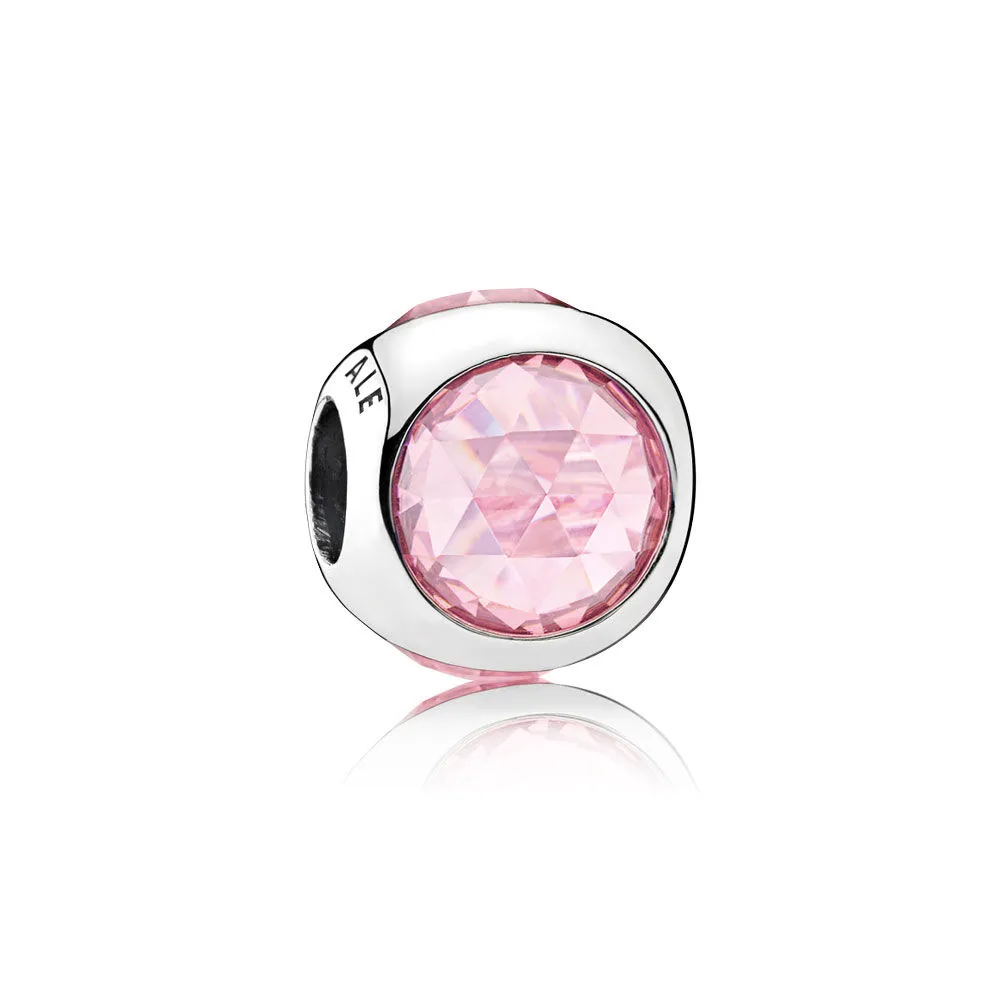 PANDORA Radiant Droplet Pink CZ Charm - 792095PCZ