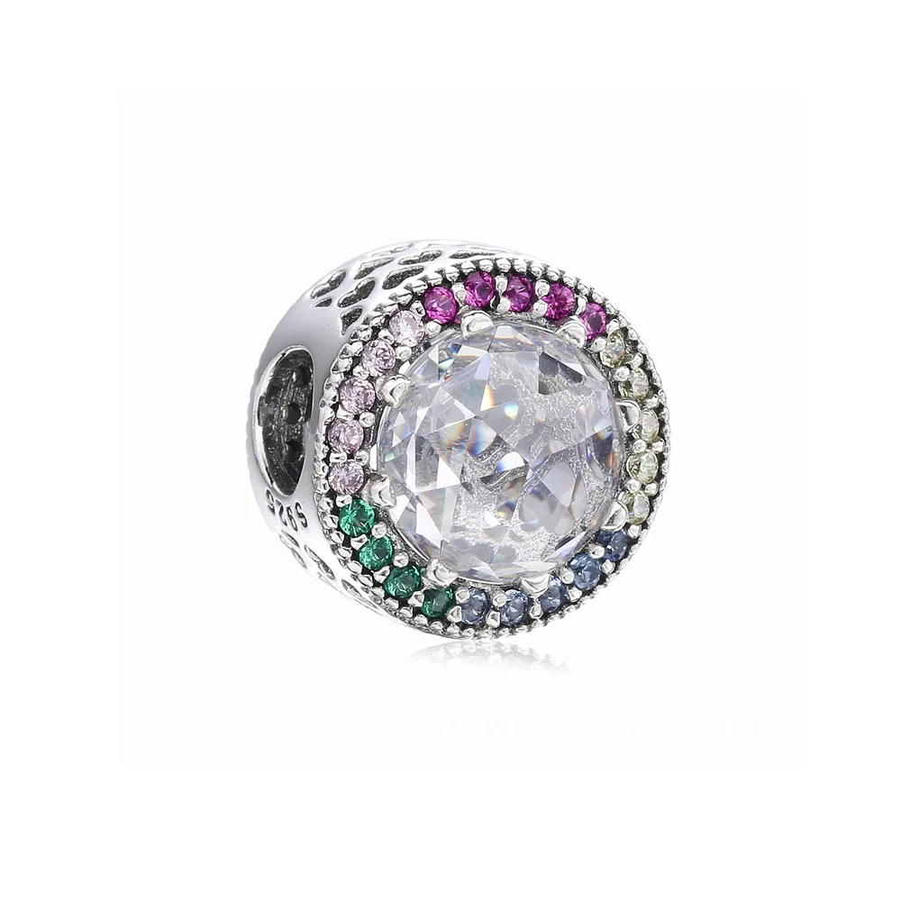 PANDORA Radiant Hearts Charm, Multicolor CZ - PX00340-1