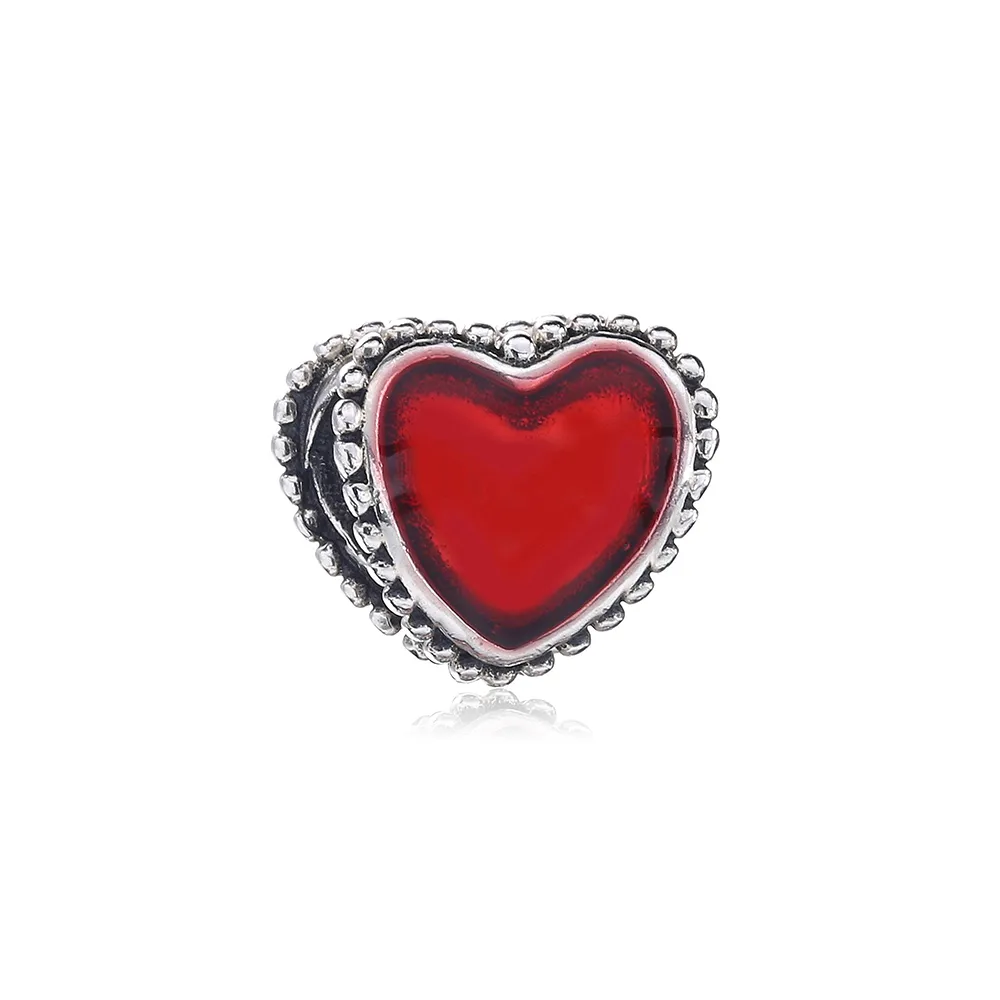 pandora red heart charm pd00331