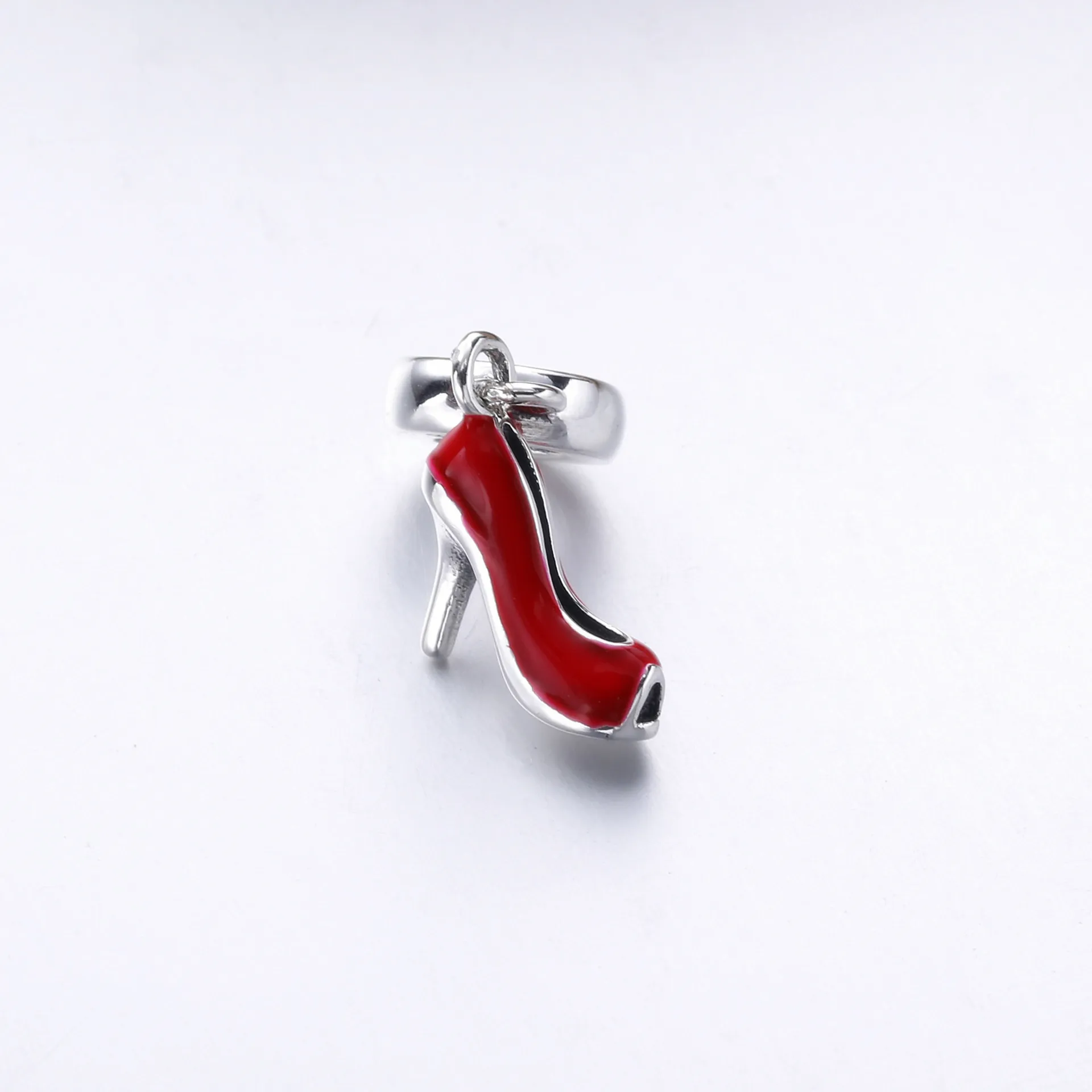 PANDORA Red Stiletto, Red Enamel Dangle Charm - 792154EN09