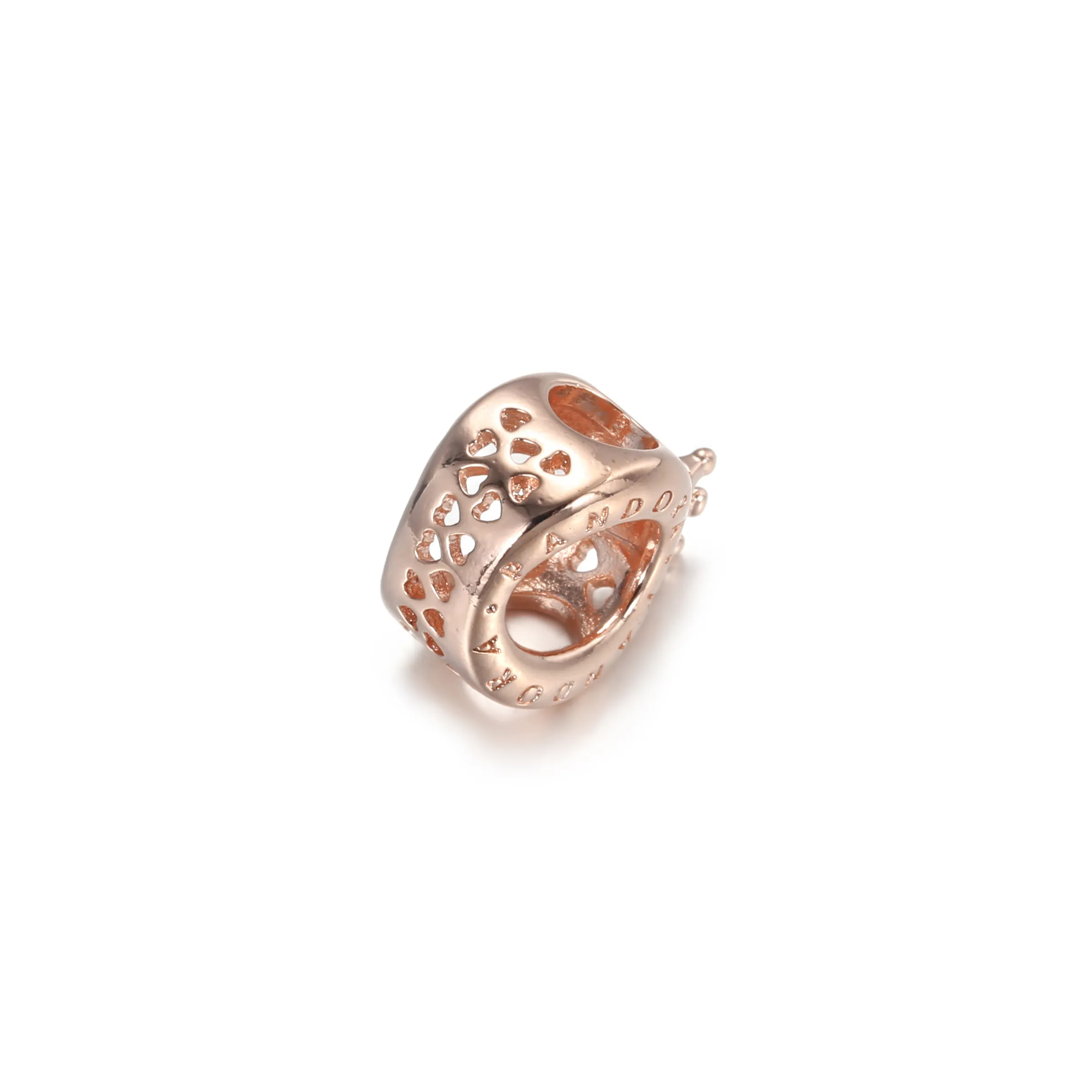 PANDORA Rose Gold "O" Crown Charm - 787401