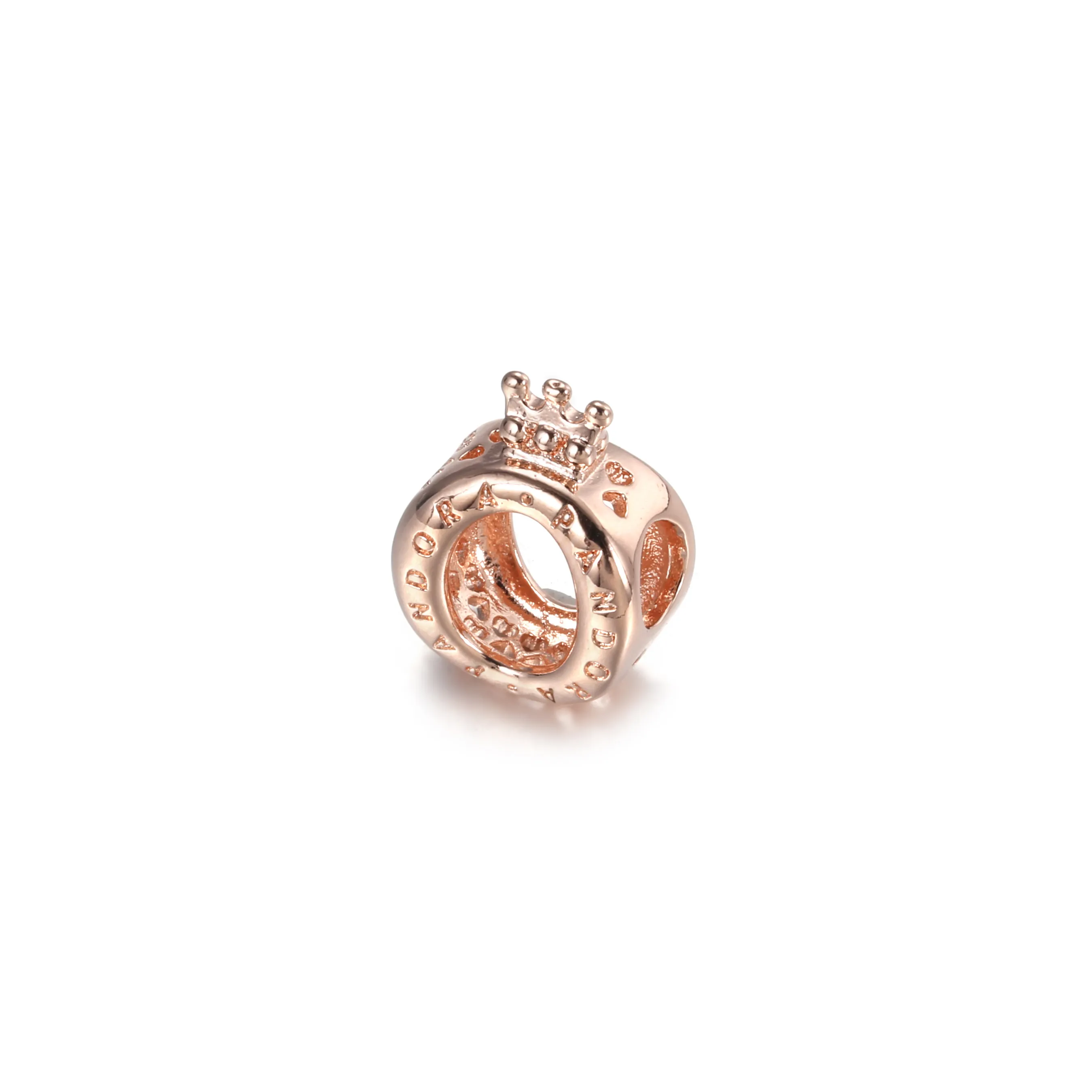 PANDORA Rose Gold "O" Crown Charm - 787401