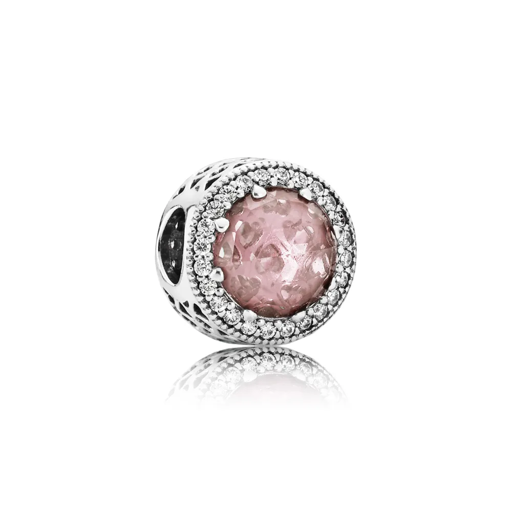 pandora rosy radiant hearts charm 791725nbp