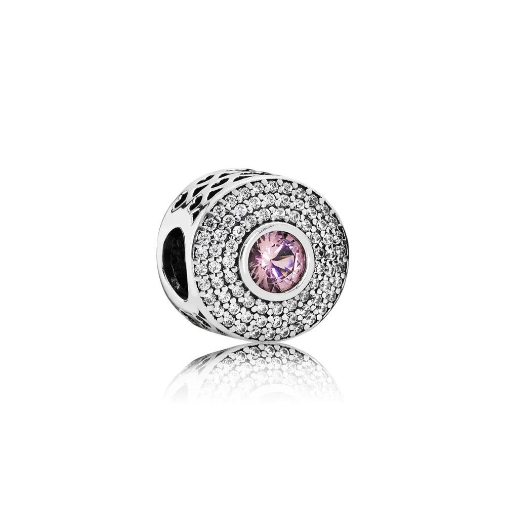 pandora rosy radiant splendour charm 791763nbp