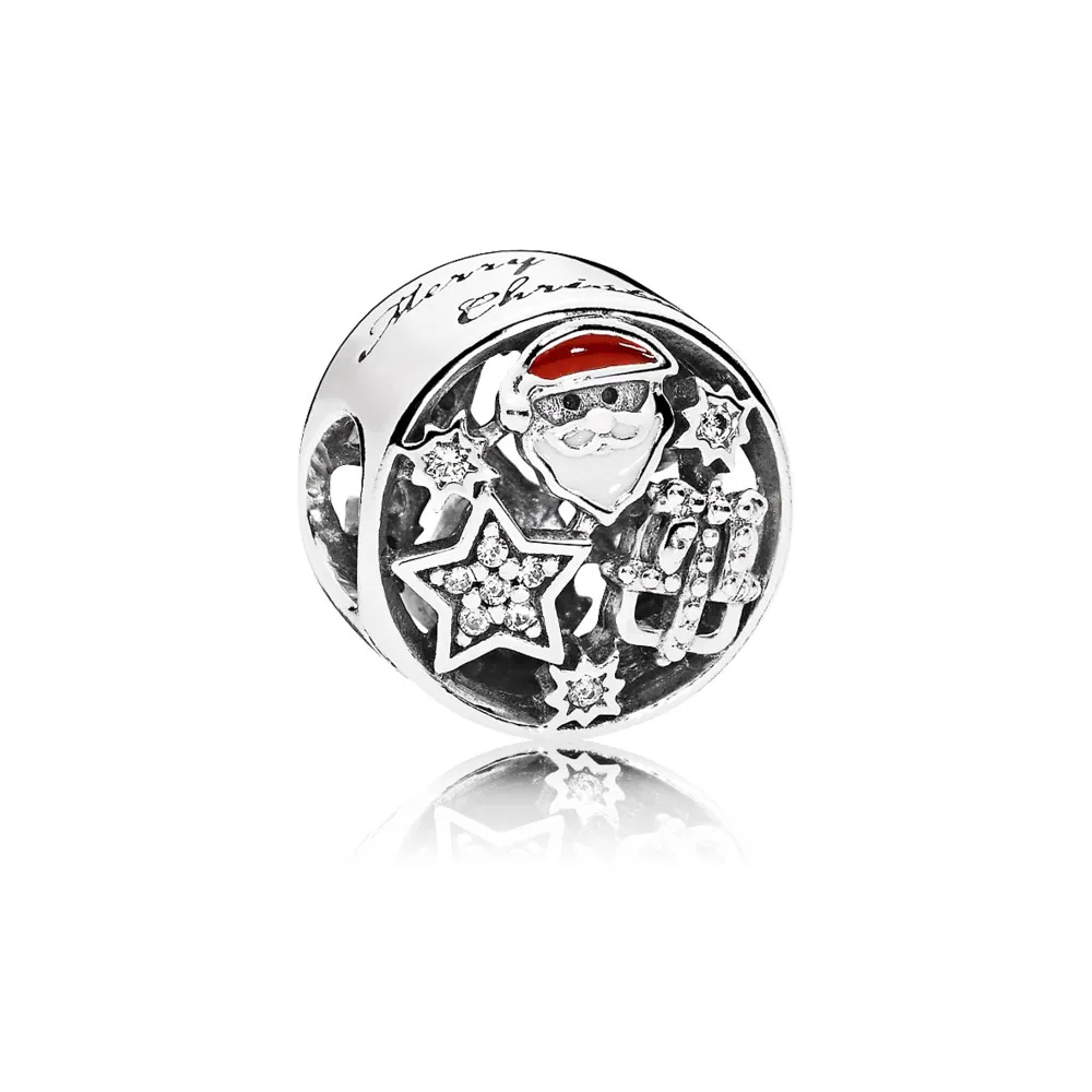 PANDORA Santa Claus and stars Charm - 796364CZ